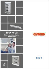 Rozvodnice Gewiss 40 CD/CDi