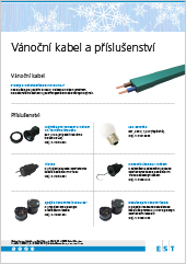Příslušenství k vánočnímu kabelu