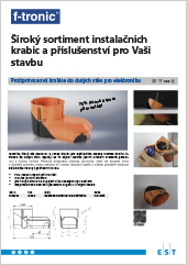 Protiprůvanová krabice do dutých stěn pro elektroniku F-tronic E5000