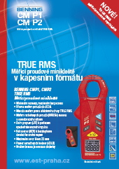 Klešťové multimetry Benning CM P1 a CM P2