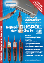 Špičková zkoušečka napětí Duspol - originál od firmy Benning!