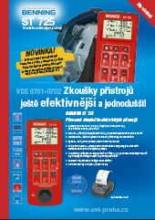 Zkoušečka přístrojů Benning ST 725