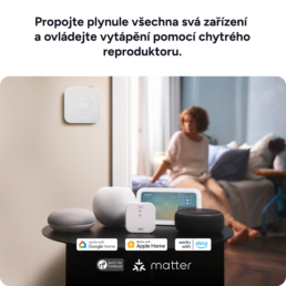 tado° Smart Thermostat X prepojený s inteligentnými reproduktormi cez Matter
