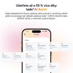 Predplatné tado° AI Assist a jeho funkcie